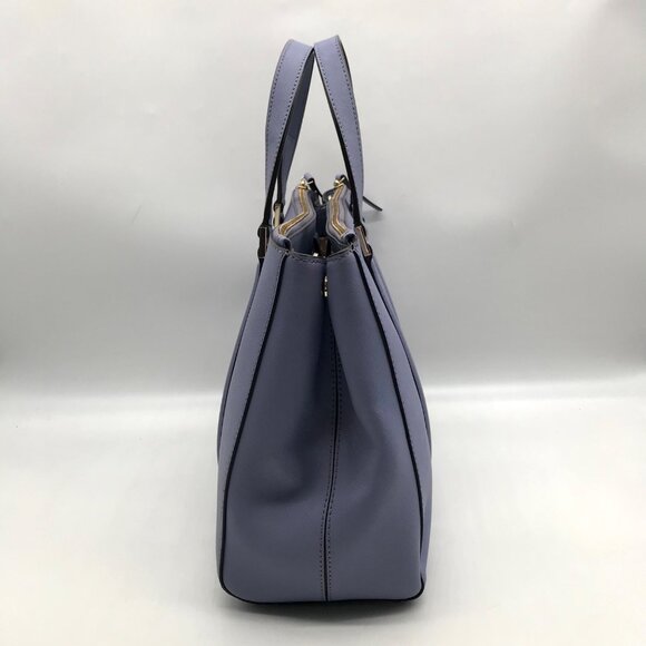 Kate Spade Light Blue Saffiano Leather Leila Triple Compartment Tote Bag - Picture 4 of 10